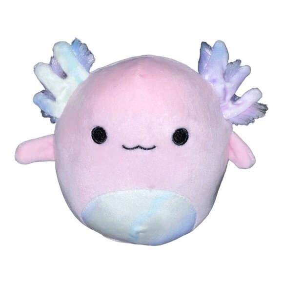 Squishmallows ARCHIE Axolotl 5" Light Pink Rainbow Plush Sealife Stuffed Animal - Picture 1 of 5